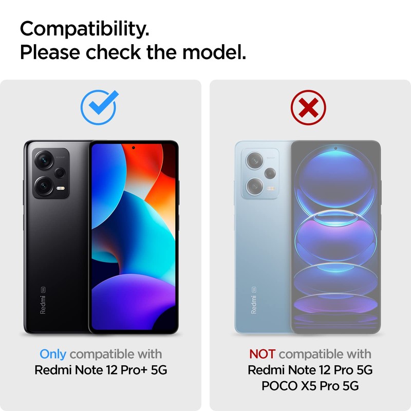 Spigen Rugged Armor Designed for Redmi Note 12 Pro Plus