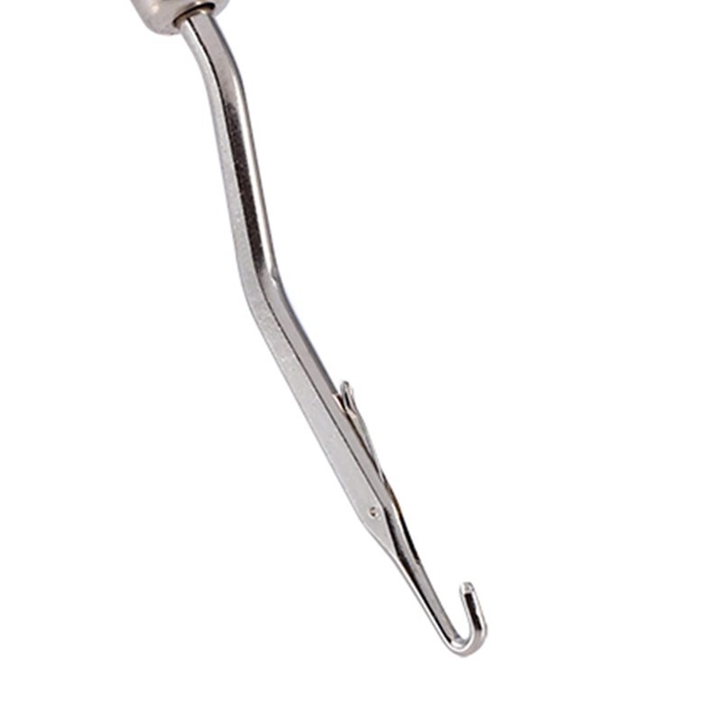 Bent Latch Hook Crochet Needle Latch Hook with Wooden Handle
