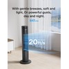 Pelonis 30-Inch Oscillating Tower Fan for Bedroom – 3 Speed,