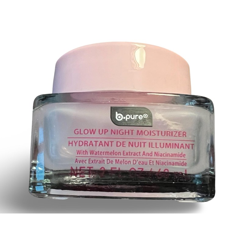 b.pure Glow Up Night Moisturizer With Watermelon Extract and Niacinamide