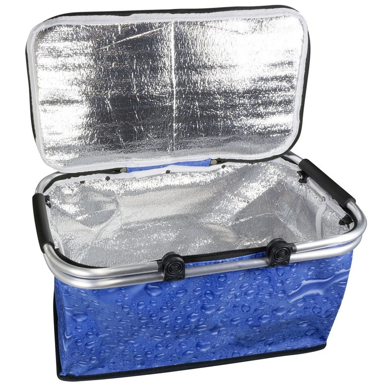 Aluminium Shopping Basket, Thermal Basket, Cool Bag, Foldable Picnic Camping