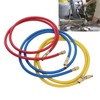 3pcs 150cm Refrigerant Charging Hose Air Conditioner Charging Hose 1/4in