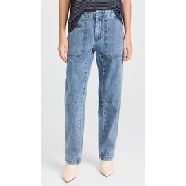 rag & bone Women's Leyton Pants, Elle, Blue, 14