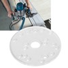 Router Universal Base Plate Acrylic with Centering Pin Screws for