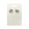 Gemstone Chip Stud Earrings, 1x1cm, Rainbow Moonstone