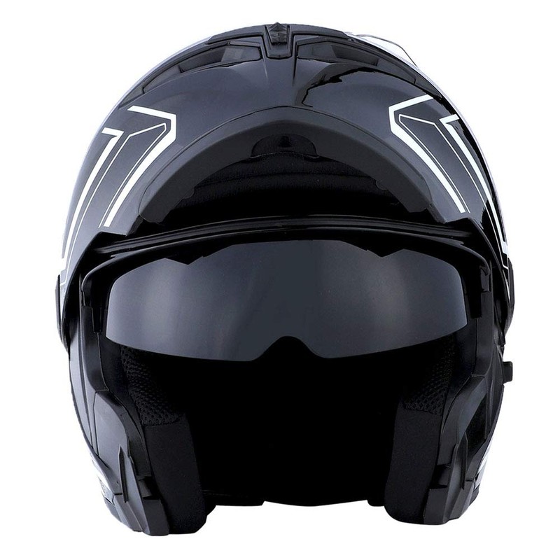 1Storm Motorcycle Modular Full Face Helmet Flip up Dual Visor
