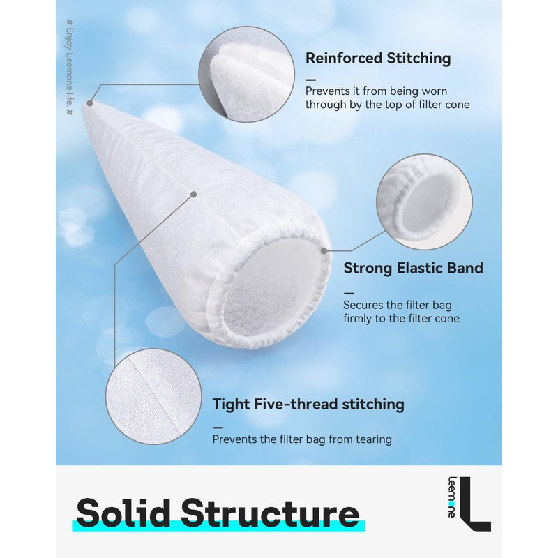 Leemone 7-Pack Centennial Filter, X-treme Multilayer Filter Bag Compatible with