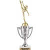 Crown Awards Dance Trophy, 13" Silver Cup Modern Dance Trophies Includes Free Engraving, 10 Pack