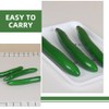 ABOOFAN Artificial Cucumber,4pcs Lifelike Green Cucumber Fake Realistic Plastic Vegetable