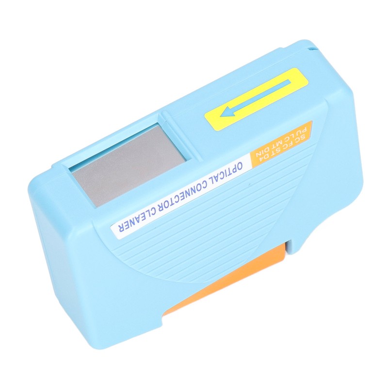 Cassette Optical Connector Cleaner Fiber Optic End Cleaning Box for