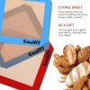 Goalfly 8 Inch Square Silicone Baking Mat, Set of 3