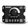 LED Dimmer DC 12V-24V Lighting Dimming Controller 30A 12 Volt