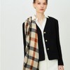 Daks (신세계강남점)DCSC3F110W2 WOOL100% 여성 브라운 하우스체크 울 라이트 머플러 (SHINSEGAE