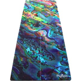 Plyopic. All In One Yoga Mat | Luxury Sweat-Grip Mat/Towel Combo | Eco-Friendly Natural Rubber | Ideal for Yoga, Pilates, Bikram, Hot Yoga, Workout and Exercise