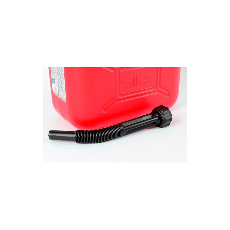 Hilka 84809530 10L Red Plastic Fuel Can