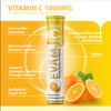 EVÄM Premium Vitamin C 1000 mg Effervescent Tablets, Orange Flavour,