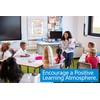 JUESMOS Classroom Rules Poster: Confetti Class Rules Chart for Elementary,