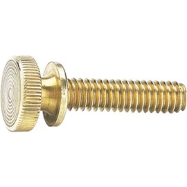 Decorative Solid Brass Knurled Knob - 1/4" x 20 x 1" (4 per Pack)