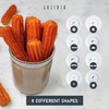 GOLIBER Churro Maker Machine - 8 Different Nozzle for Churros