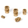 M3 x 5mm L x 5mm OD Threaded Inserts, 100