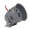 Mxfans AC110V MS-290 Grey Plastic Mini Motor Siren Sound Alarm