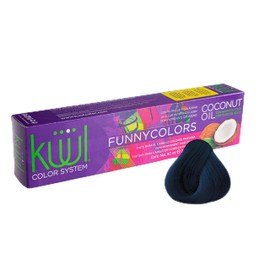 KÜÜL - Color System Funny Colors Tinte Semipermanente Cabello Color Azul Océano 90 ml, con Blanco Titanio, Filtro UV y Colágeno, Prolonga Intensidad del Color, Aporta Hidratación, Brillo y Sedosidad