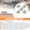 Beaquicy 2025 Upgraded W10766544 Gas Stove Knobs 5 Pack Burner