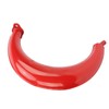 Exhaust Muffler Red Exhaust Silencer Pipe Half Moon Shape 40mm
