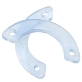 Meuey Lyot PVC Plastic Drawer Stop Drawer Stopper Drawer Kit Drawer Panel Fixing Clip Drawer Wedge with Screws for Furniture Cabinet Drawer Bottom Dresser Drawer Slide Rail Repair Tool 12PCS