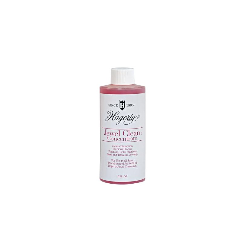 Hagerty Jewel Clean Concentrate - Ultrasonic Jewelry Cleaner Liquid Solution,