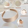 Ptrin Satin Headband,1.6 Inch Wide Satin Headbands for Women's Hair，Non