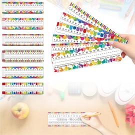 Habbiful 42 Desk Name Tags for Classroom - Student Name Plate for Desk Kindergarten Elementary First Grade Classroom Decor Back to School Supplies (D)