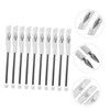 WOONEKY 10pcs Positioning Marking Pens Dual-ended Eyebrow and Lip for
