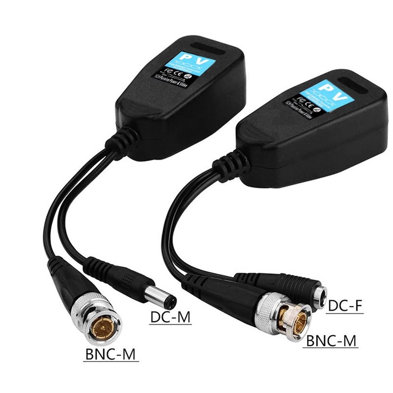 Passive Video Balun 4 Pairs RJ45 Transceiver Transmitter HD-CVI/TVI/AHD/CVBS with