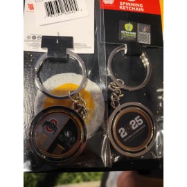 Aminco 2024-2025 National Championship Notre Dame Ohio State Aminco Spinning Key Ring