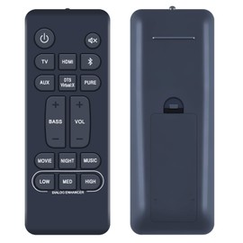 CLVIZCXOM RC-1236 RC1236 Remote Control Replacement for Denon Soundbar System DHT-S216H DHT-S216 DHTS216 DHTS216H DHT-S218