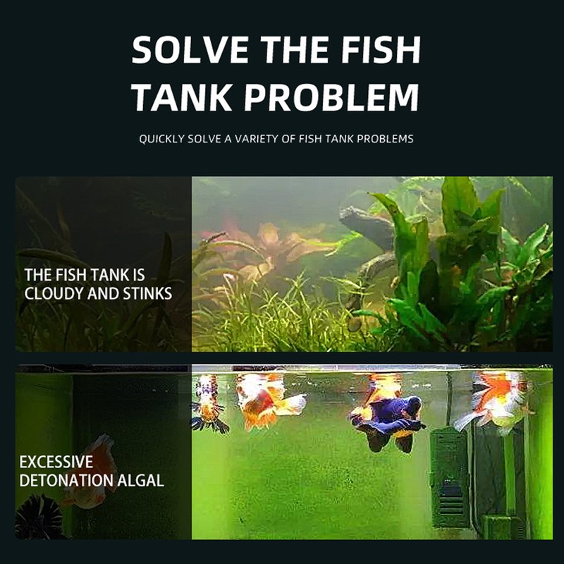 Aquarium Clean Light Timing Submersible UVC Water Clean Lamp for
