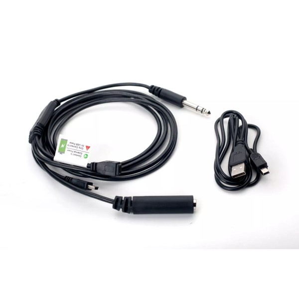 Generic Airplane Cockpit Audio Recording Cable ATC Intercom Radio for