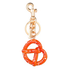 HekouJiub Pretzel Bag Charm Pretzel Keychain Charms for Bags and Purses Fashion Handbag Charm Accessory Key Chain Jewelry Birthday Gifts for Women