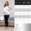 Women's Maternity Shirts Lace Long Sleeve Pregnancy Tops Tee Tunic