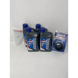 Suzuki OEM 1999-2020 Suzuki GSX1300R Hayabusa 10w40 Full Synthetic Oil Change Kit