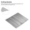 55pcs Double Pointed Knitting Needles, Stainless Steel Sweater Weaving Pins