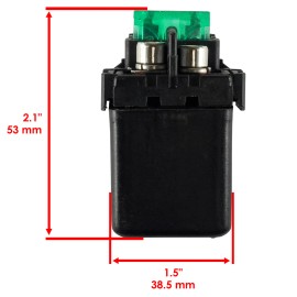 Caltric Starter Solenoid Relay for Kawasaki Vulcan 1700 Vaquero VN1700 2011-2019