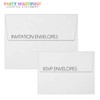 Beach Wedding Invitations & RSVP Cards - Set of 12,
