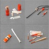 Procamptek Fire Strip Roll 55-feet Weatherproof Waxed Fire Starter Tinder