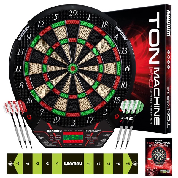 Winmau Ton Machine Electronic Dart Board - Soft Tip Dartboard