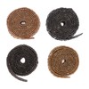 4Pcs Crystal Rhinestone Ribbon Self Adhesive Cuttable Shiny Rhinestone Ribbon