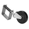 4 Inch Rubber Gate Wheel 110 lbs Heavy Duty Spring