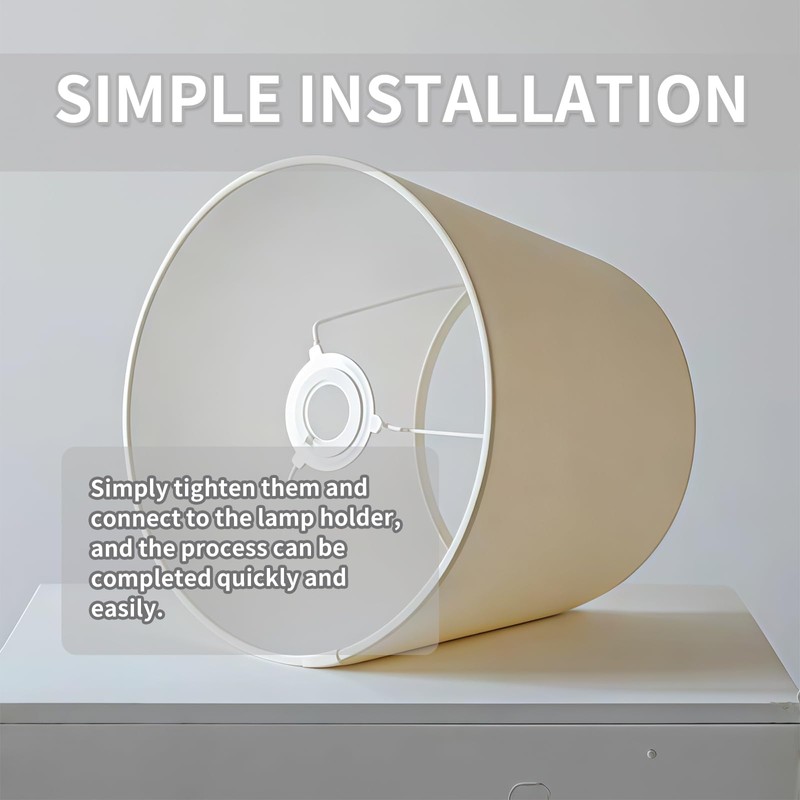 JIEHU 10 Pcs E27 to E14 Lamp Shade Reducing Ring,
