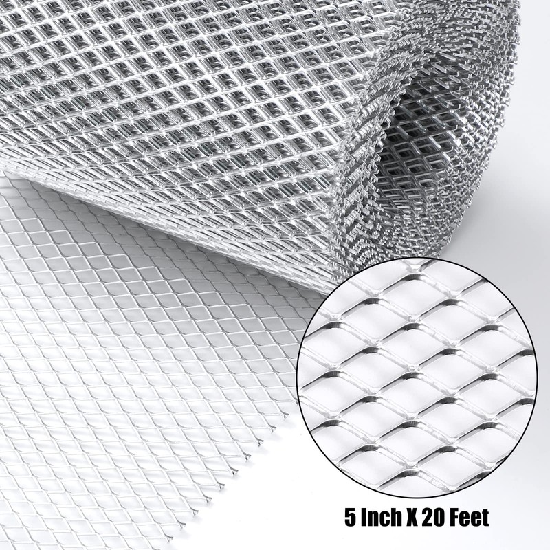 Gutter Guard Mesh 5 Inch x 20 Feet Aluminum Gutter